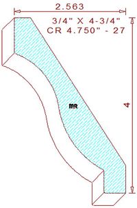 Crown 4-3/4" - 27 Crown 4-3/4" - 27