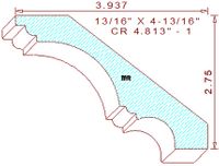 Crown 4-13/16" - 1 Crown 4-13/16" - 1