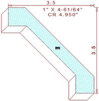 Crown 4-61/64" Crown 4-61/64"