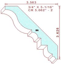Crown 5-1/16" - 2 Crown 5-1/16" - 2
