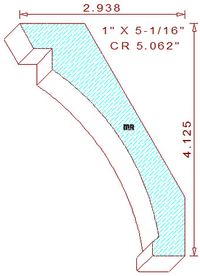 Crown 5-1/16" Crown 5-1/16"