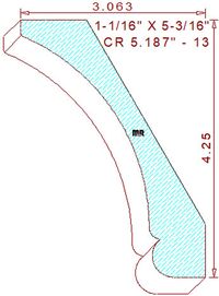 Crown 5-3/16" - 13 Crown 5-3/16" - 13