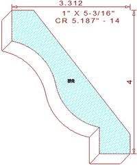 Crown 5-3/16" - 14 Crown 5-3/16" - 14