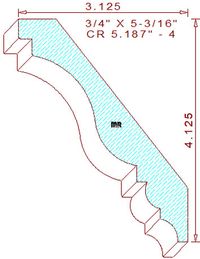 Crown 5-3/16" - 4 Crown 5-3/16" - 4