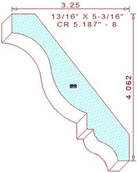 Crown 5-3/16" - 8 Crown 5-3/16" - 8