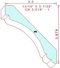 Crown 5-7/32" - 1 Crown 5-7/32" - 1