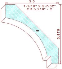 Crown 5-7/32" - 2 Crown 5-7/32" - 2