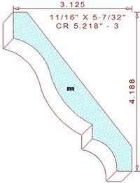 Crown 5-7/32" - 3 Crown 5-7/32" - 3