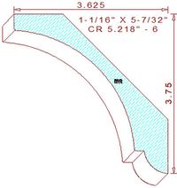 Crown 5-7/32" - 6 Crown 5-7/32" - 6