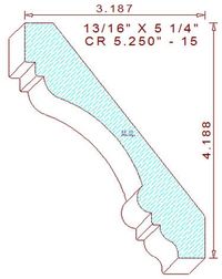 Crown 5-1/4" - 15 Crown 5-1/4" - 15