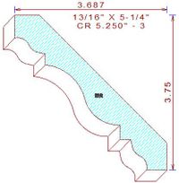 Crown 5-1/4" - 3 Crown 5-1/4" - 3