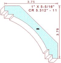 Crown 5-5/16" - 11 Crown 5-5/16" - 11