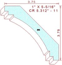 Crown 5-5/16" - 11