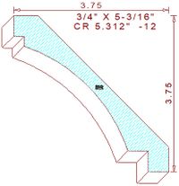 Crown 5-5/16" - 12 Crown 5-5/16" - 12
