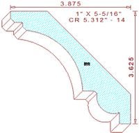 Crown 5-5/16" - 14 Crown 5-5/16" - 14