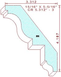 Crown 5-5/16" - 3 Crown 5-5/16" - 3