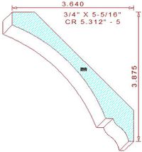 Crown 5-5/16" - 5 Crown 5-5/16" - 5