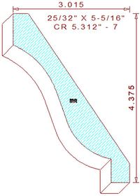 Crown 5-5/16" - 7 Crown 5-5/16" - 7