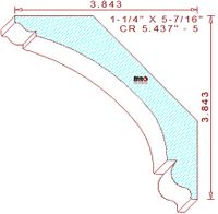 Crown 5-7/16" - 5 Crown 5-7/16" - 5