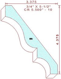 Crown 5-1/2" - 10 Crown 5-1/2" - 10