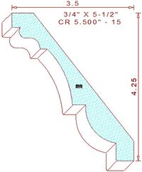 Crown 5-1/2" - 15 Crown 5-1/2" - 15