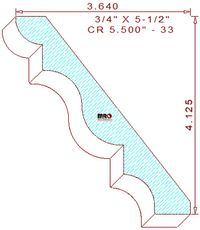 Crown 5-1/2" - 33 Crown 5-1/2" - 33