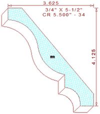 Crown 5-1/2" - 34 Crown 5-1/2" - 34