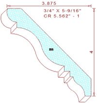 Crown 5-9/16" - 1 Crown 5-9/16" - 1