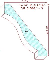 Crown 5-9/16" - 3 Crown 5-9/16" - 3