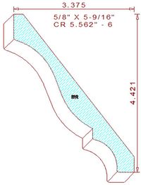 Crown 5-9/16" - 6 Crown 5-9/16" - 6