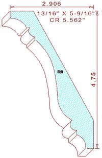 Crown 5-9/16" Crown 5-9/16"