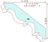 Crown 5-5/8" - 4 Crown 5-5/8" - 4