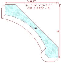 Crown 5-5/8" - 8 Crown 5-5/8" - 8