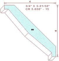 Crown 5-21/32" - 15