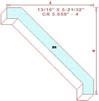 Crown 5-21/32" - 4 Crown 5-21/32" - 4