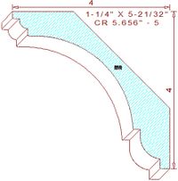 Crown 5-21/32" - 5 Crown 5-21/32" - 5