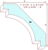 Crown 5-21/32" - 8 Crown 5-21/32" - 8