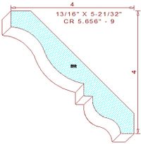 Crown 5-21/32" - 9 Crown 5-21/32" - 9