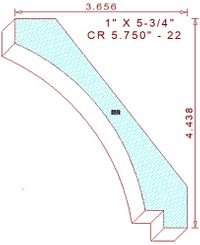 Crown 5-3/4" - 22 Crown 5-3/4" - 22