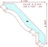 Crown 5-3/4" - 25 Crown 5-3/4" - 25