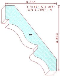 Crown 5-3/4" - 4 Crown 5-3/4" - 4