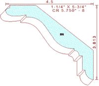 Crown 5-3/4" - 8 Crown 5-3/4" - 8