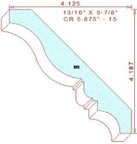 Crown 5-7/8" - 15 Crown 5-7/8" - 15