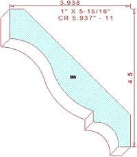 Crown 5-15/16" - 11