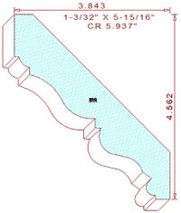 Crown 5-15/16" 