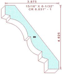 Crown 6-1/32" - 1 Crown 6-1/32" - 1