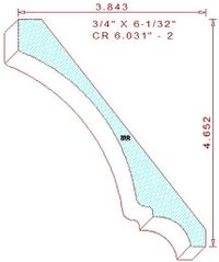 Crown 6-1/32" - 2 Crown 6-1/32" - 2
