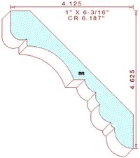 Crown 6-3/16" Crown 6-3/16"