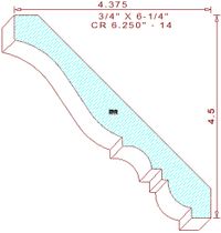 Crown 6-1/4" - 14 Crown 6-1/4" - 14