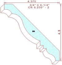 Crown 6-1/4" - 2 Crown 6-1/4" - 2